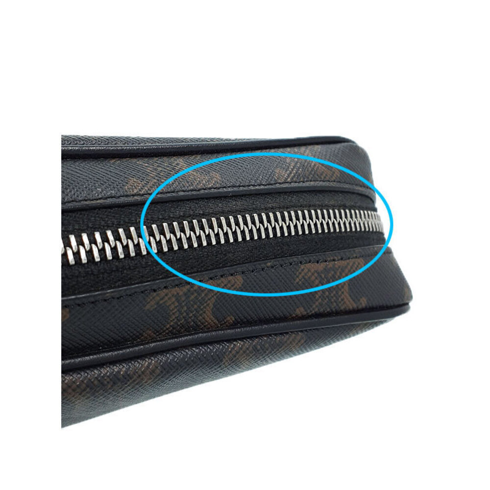 Celine Triomphe Canvas Messenger Bag Shoulder - Picture 6 of 9